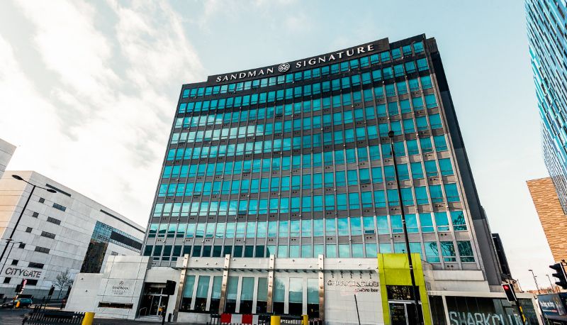 Buitenruimte van het hotel - Sandman Signature Hotel Newcastle