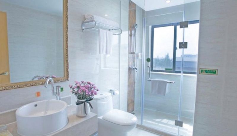 Badezimmer - Vienna International Hotel Jiangsu Peigong Road Sc Nanjing Gaochun Yinjiang International(Domstic Only)