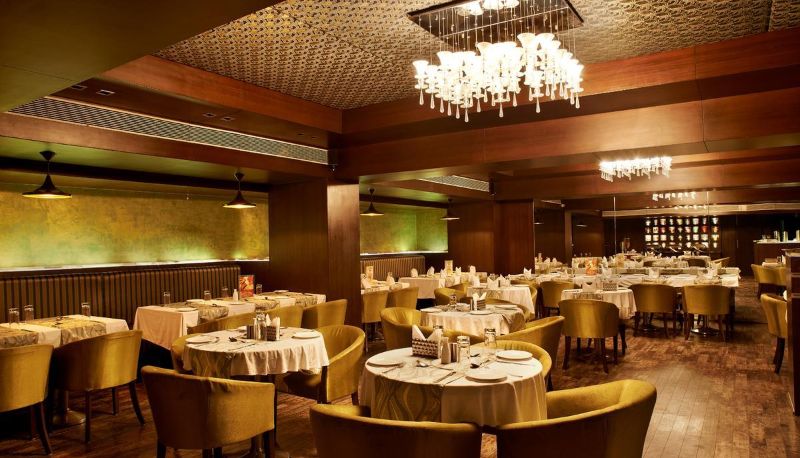 Ontbijtzaal in het restaurant - Hotel The Golden Oak