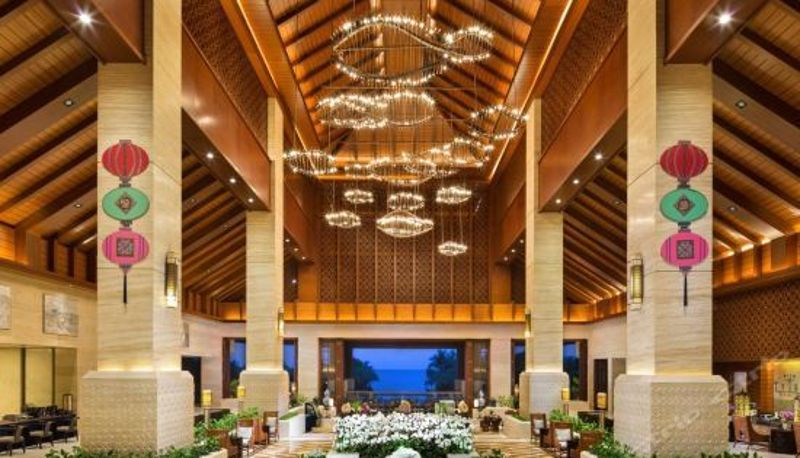 Rezeption - Sanya Bay Junlan Wanpan Yaju Holiday Hotel