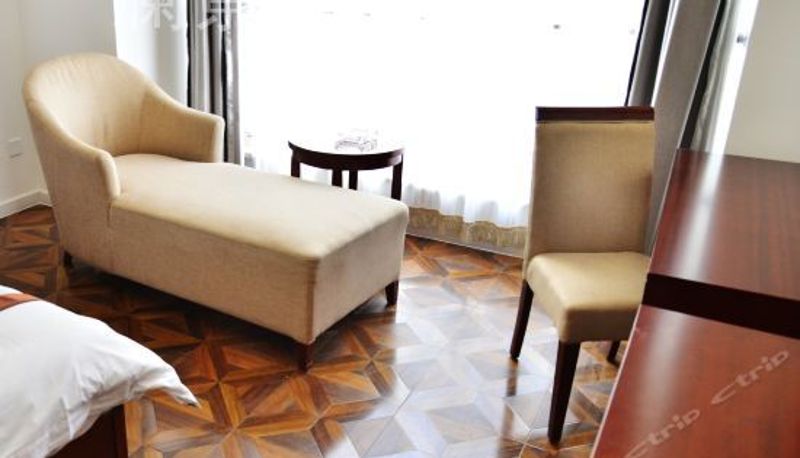Business-kamer - Lanjing Boutique Apartment Hostel (Hohhot Wanda Plaza Pedestrian Street)