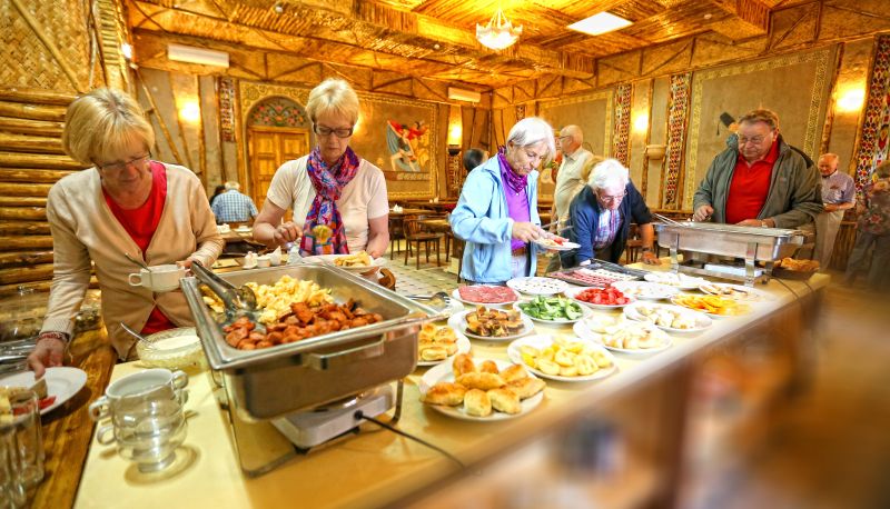 Büffet - Malika-Bukhara Hotel