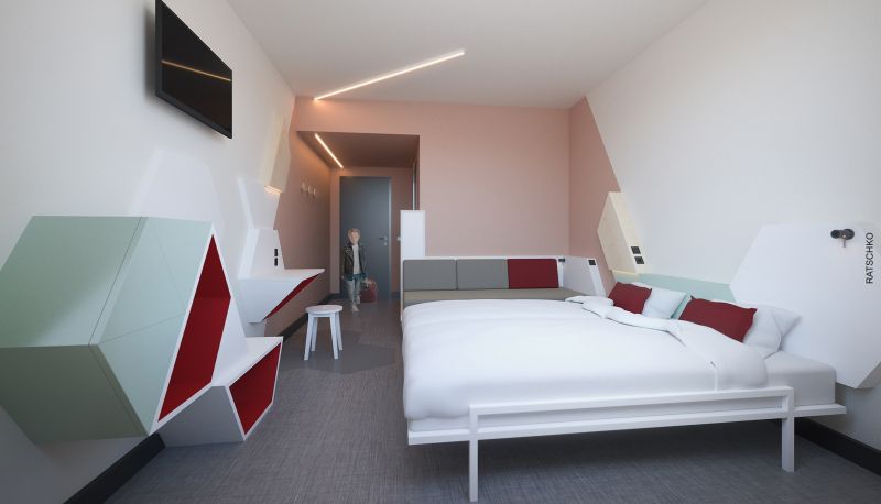 Pokój trzyosobowy - MEININGER Hotel Heidelberg Hauptbahnhof