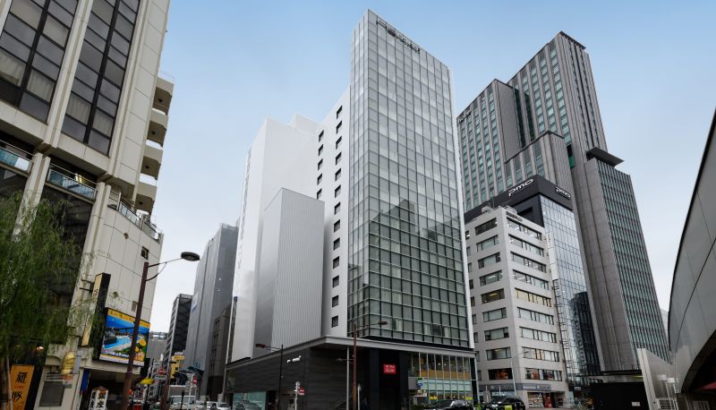 Buitenruimte van het hotel - remm plus GINZA