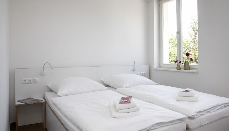 Chambre standard (double) - Gästehaus Schloss Reckahn der Rochow Akademie