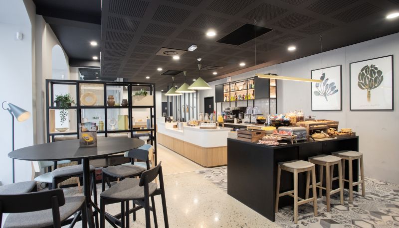 Sala prima colazione all'interno del ristorante - Staycity Frankfurt Airport