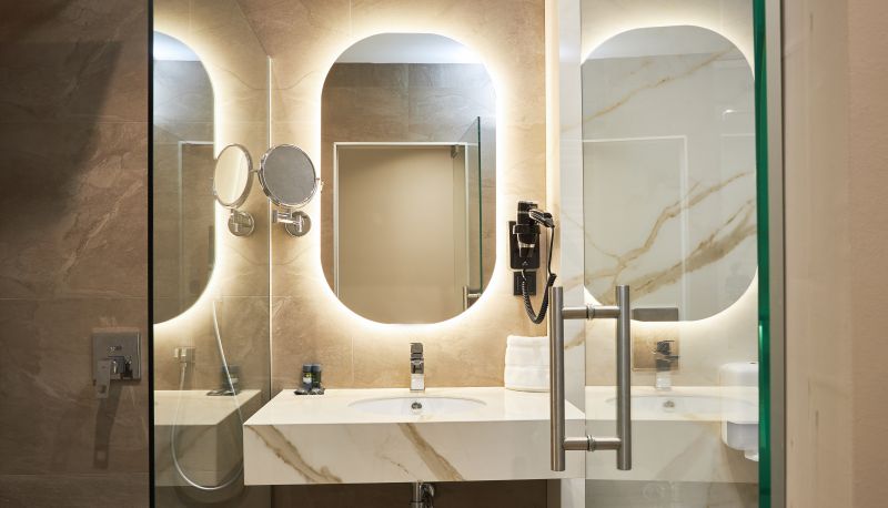 Badezimmer - Hotel Mirror