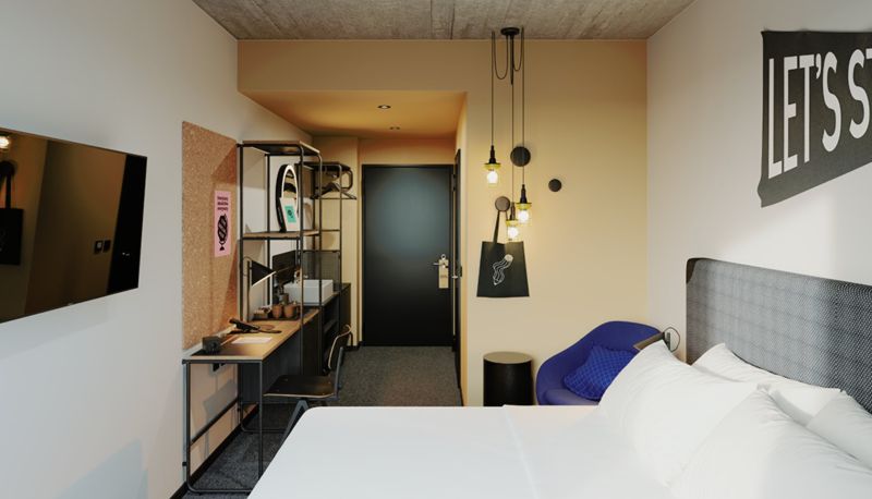 Standaardkamer (tweepersoons) - The Social Hub Glasgow