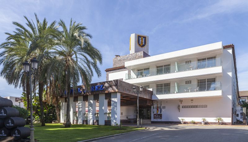 Zewnętrzna część hotelu - Hotel Jerez & Spa