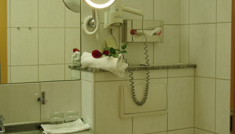 Bathroom - Land-gut-Hotel Räuber Lippoldskrug