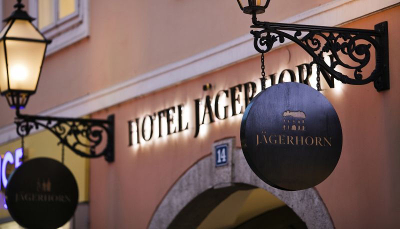 Buitenruimte van het hotel - Jägerhorn