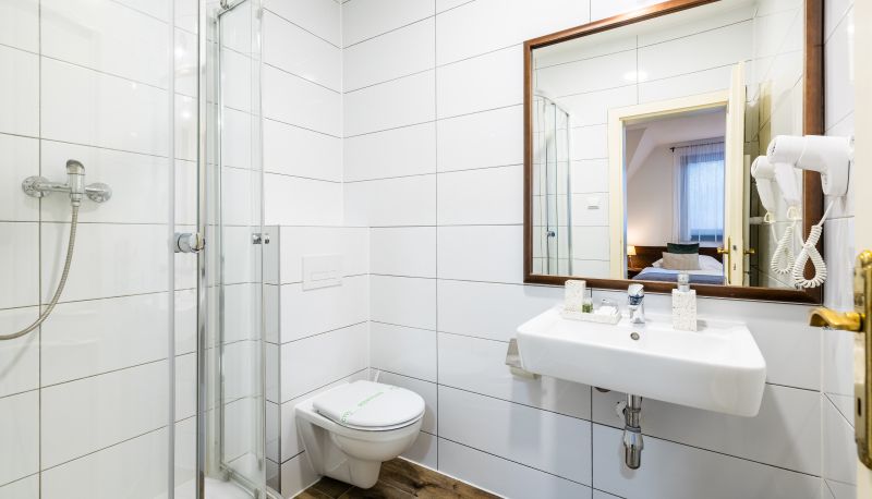 Cuarto de baño - Penzión Wellness & Restaurant Zoborská