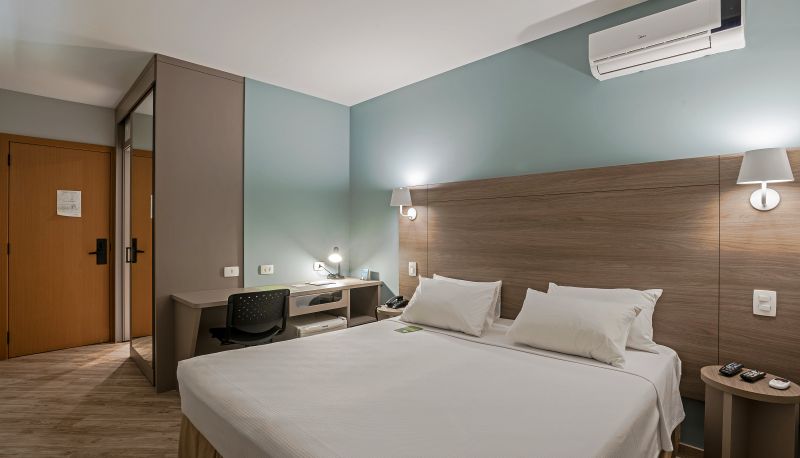 Standaardkamer (tweepersoons) - Slim Hotel Curitiba Alto da XV by Slaviero Hoteis