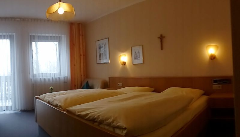 Chambre avec balcon - Hotel-Gasthof Zum Bartl