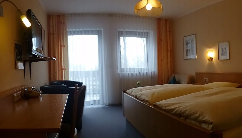 Chambre avec balcon - Hotel-Gasthof Zum Bartl