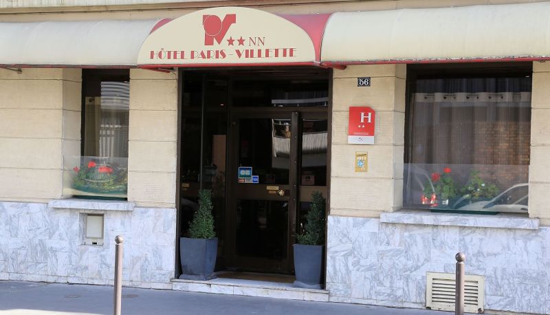 Zona exterior del hotel - Hotel Paris Villette