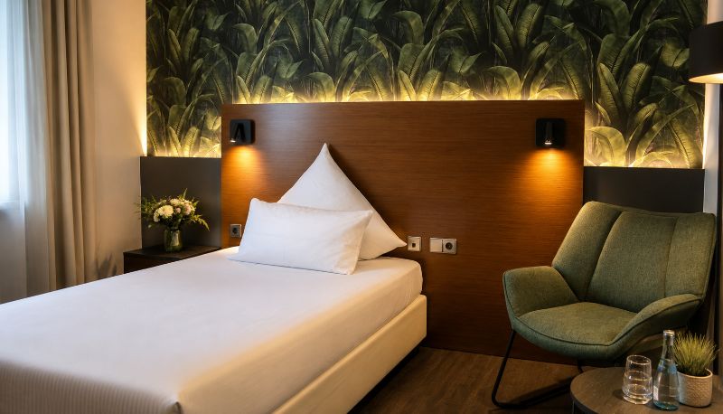 Standard room (single) - Hotel am Hirschgarten
