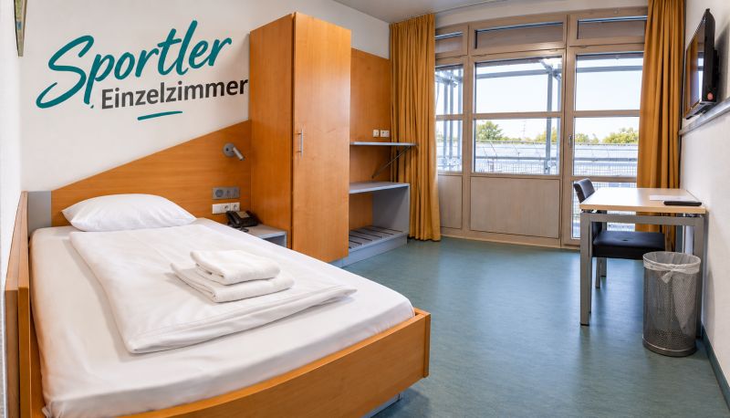 Standaardkamer (eenpersoons) - Sportschule Oberhaching