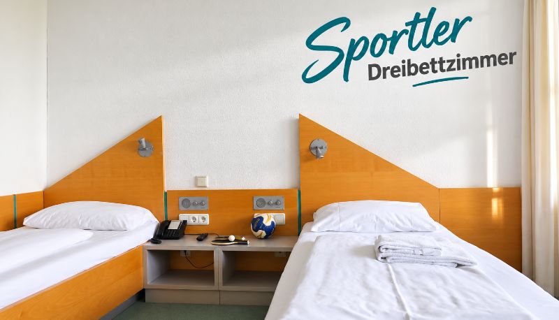 Driepersoonskamer - Sportschule Oberhaching