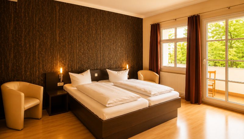 Camera con balcone - Kaiserhof Kulturhotel