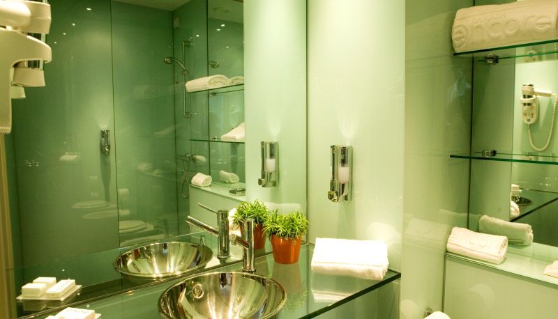 Badezimmer - Mitico Hotel & Natural SPA