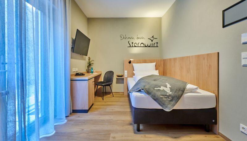 Standaardkamer (eenpersoons) - Landhotel Sternwirt Wellness & Wandern