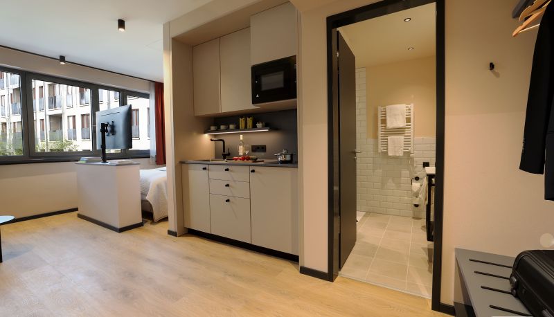 Standart oda (çift kişilik) - ipartment Frankfurt Eastside @Home by Best Western