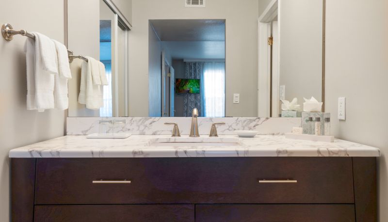 Badkamer - Chase Suite Hotel Brea