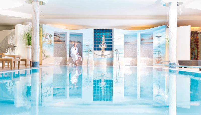 Bain d'eau salée - Wellnesshotel Sanct Bernhard