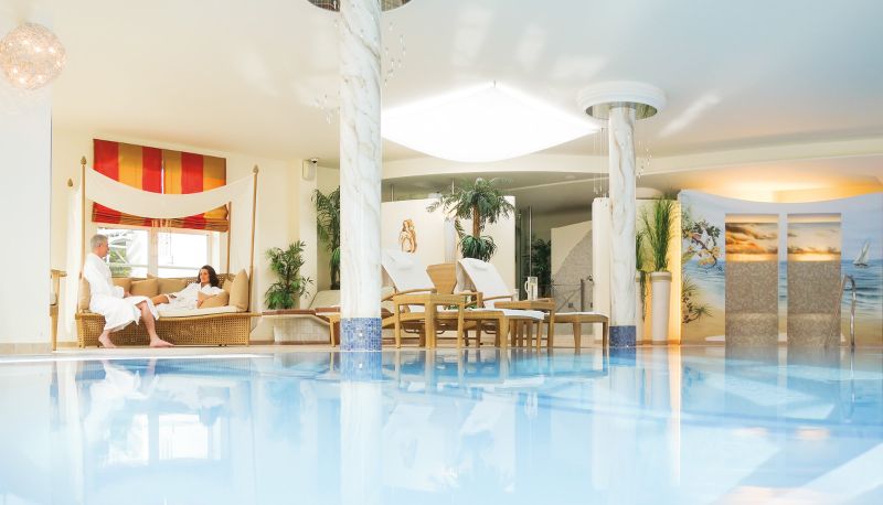 Bain d'eau salée - Wellnesshotel Sanct Bernhard