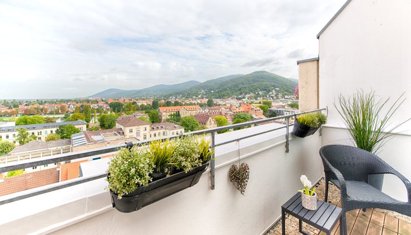 Chambre avec vue sur la montagne - Leonardo Hotel Heidelberg City Center