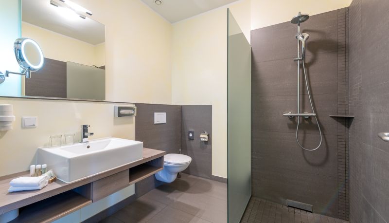 Badkamer - BEHLs Genusshotel im Brennhaus
