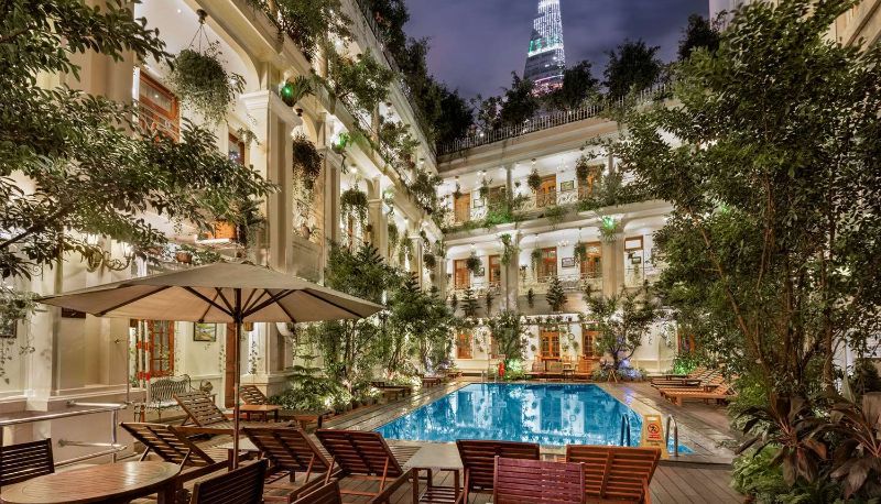 Zona de bienestar y gimnasio - HOTEL GRAND SAIGON