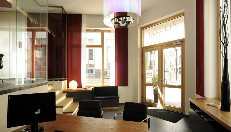 Rezeption - The Green Rostock Apartment Hotel