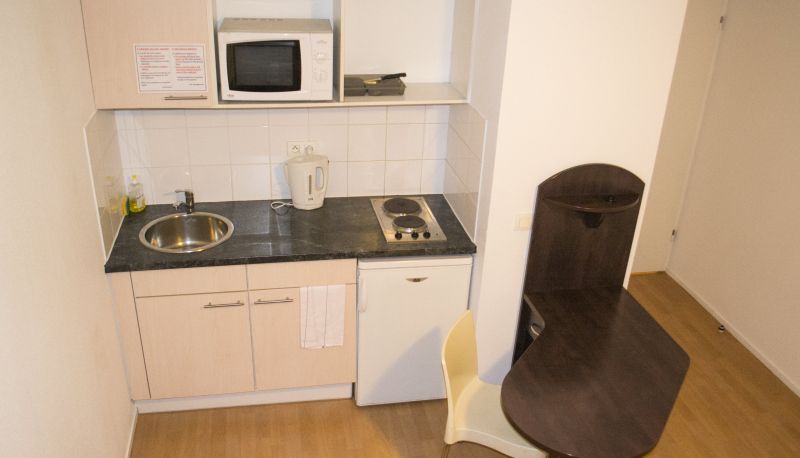 Coin cuisine dans la chambre - City Residence Ivry