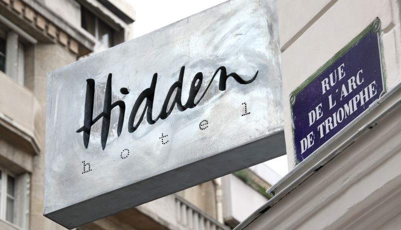 Zewnętrzna część hotelu - Hidden