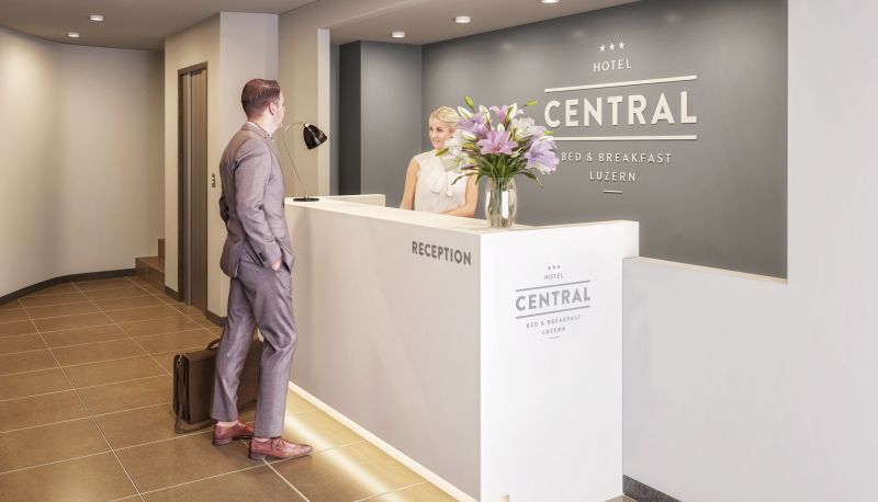 Reception - Hotel Central Luzern