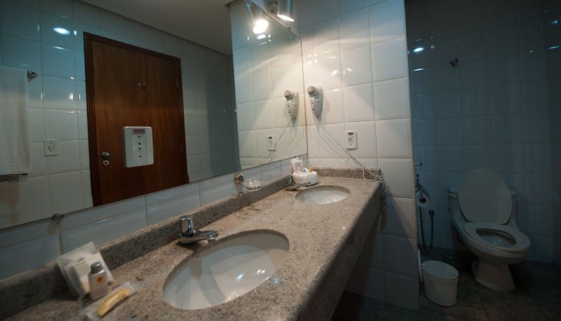 Badkamer - Carlton Plaza Hotel São José dos Campos