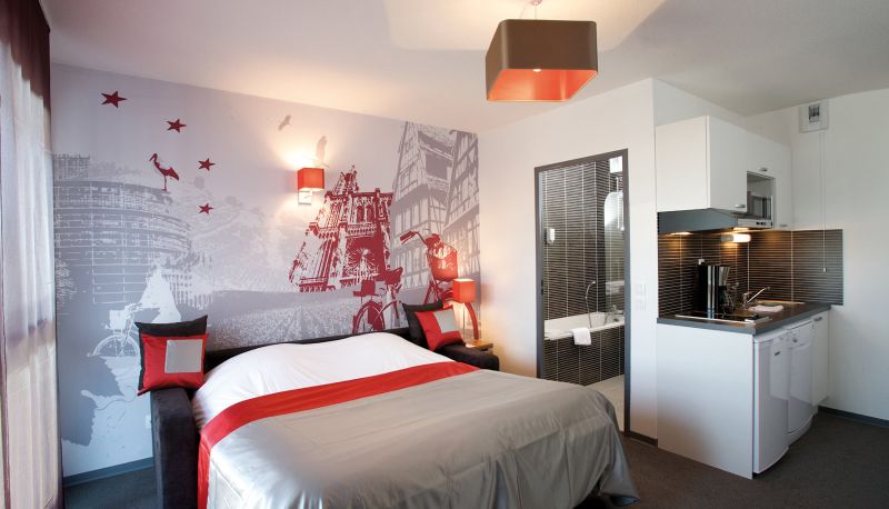 Standard room (double) - Lagrange Apart'Hotel Strasbourg Wilson
