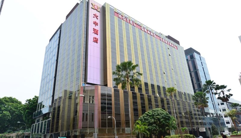 Buitenruimte van het hotel - Hotel Grand Central