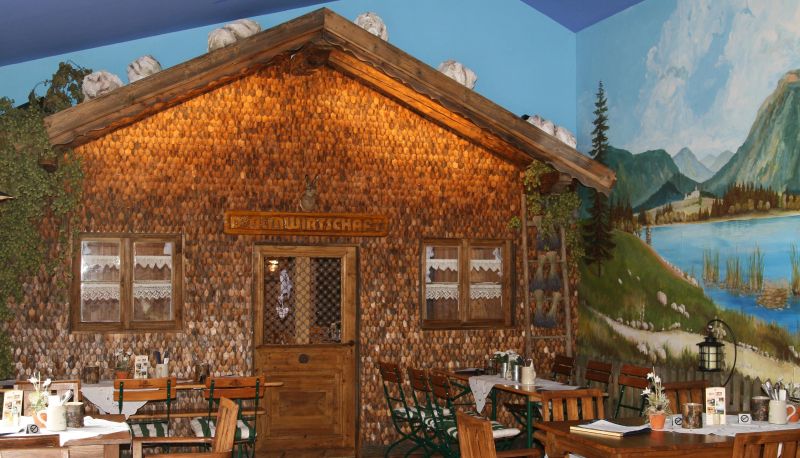 Sala de desayunos dentro del restaurante - Am Kamin