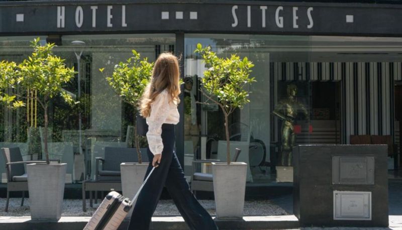 Zewnętrzna część hotelu - Hotel Sitges