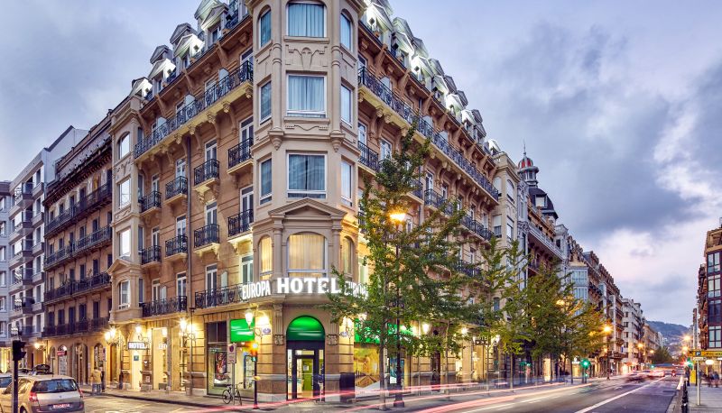 Buitenruimte van het hotel - Sercotel Europa