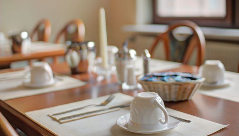 Salle de petit-déjeuner - Entrée Hotel Glinde