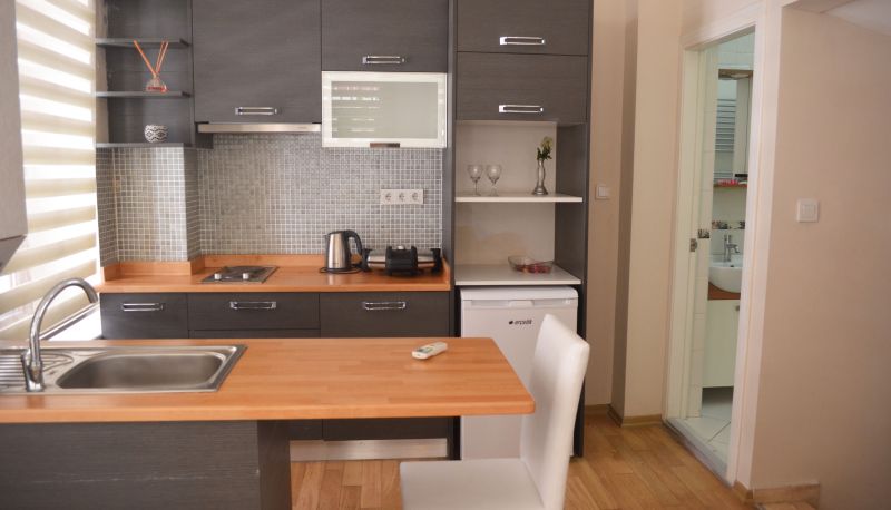 Zona de cocina en la habitación - Bianco Residence & Suites Taksim