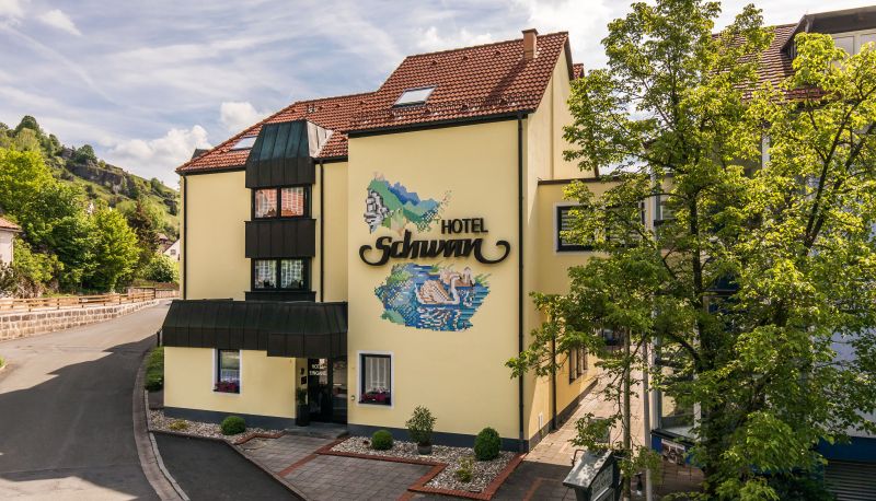 Buitenruimte van het hotel - Schwan