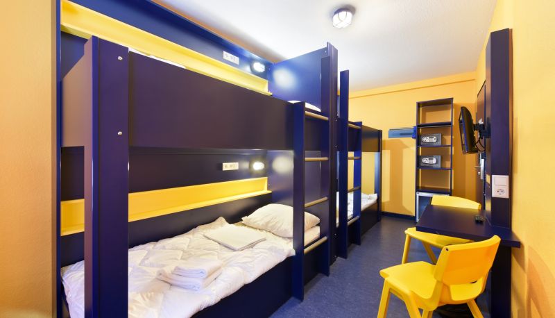 Chambre quadruple - Bed'nBudget City-Hostel