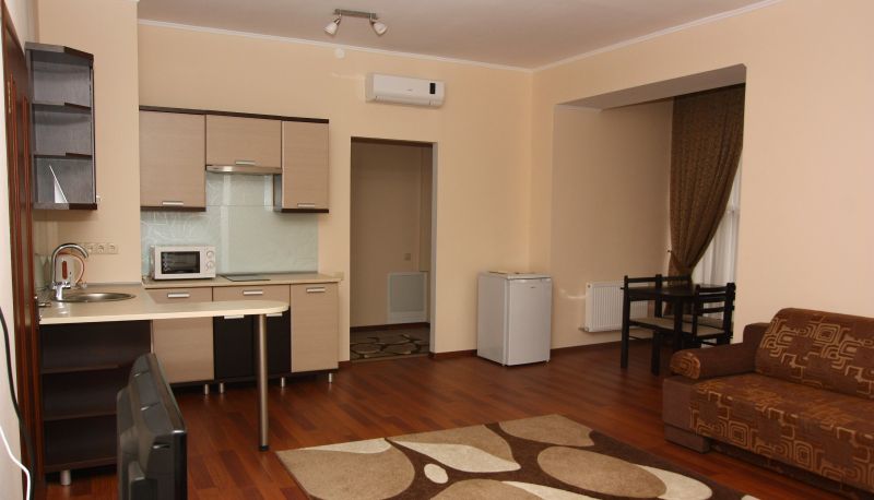 Kitchen area in the room - Helen-hotel
