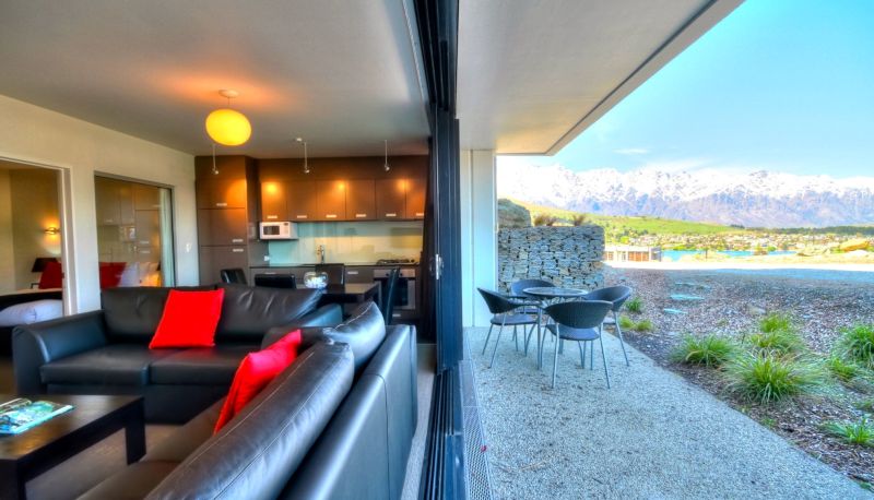 Zimmer mit Balkon - Swiss-Belsuites Pounamu Queenstown