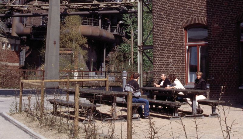 Terrasse - Duisburg Landschaftspark Jugendherberge